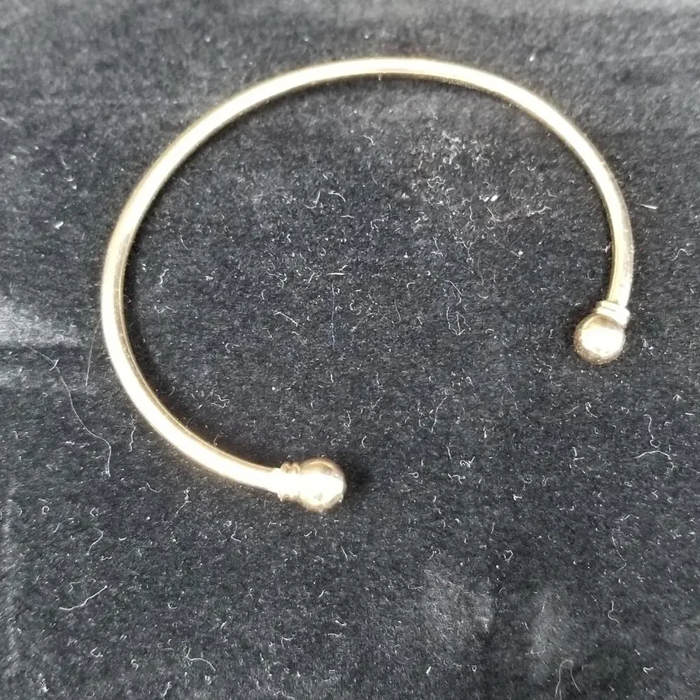 New Gold Color Bangle Bracelot Cuff Adjustable Size Womens Jewelry Birthday Gift - Picture 5 of 6